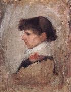 John William Waterhouse Head of a Model France oil painting artist